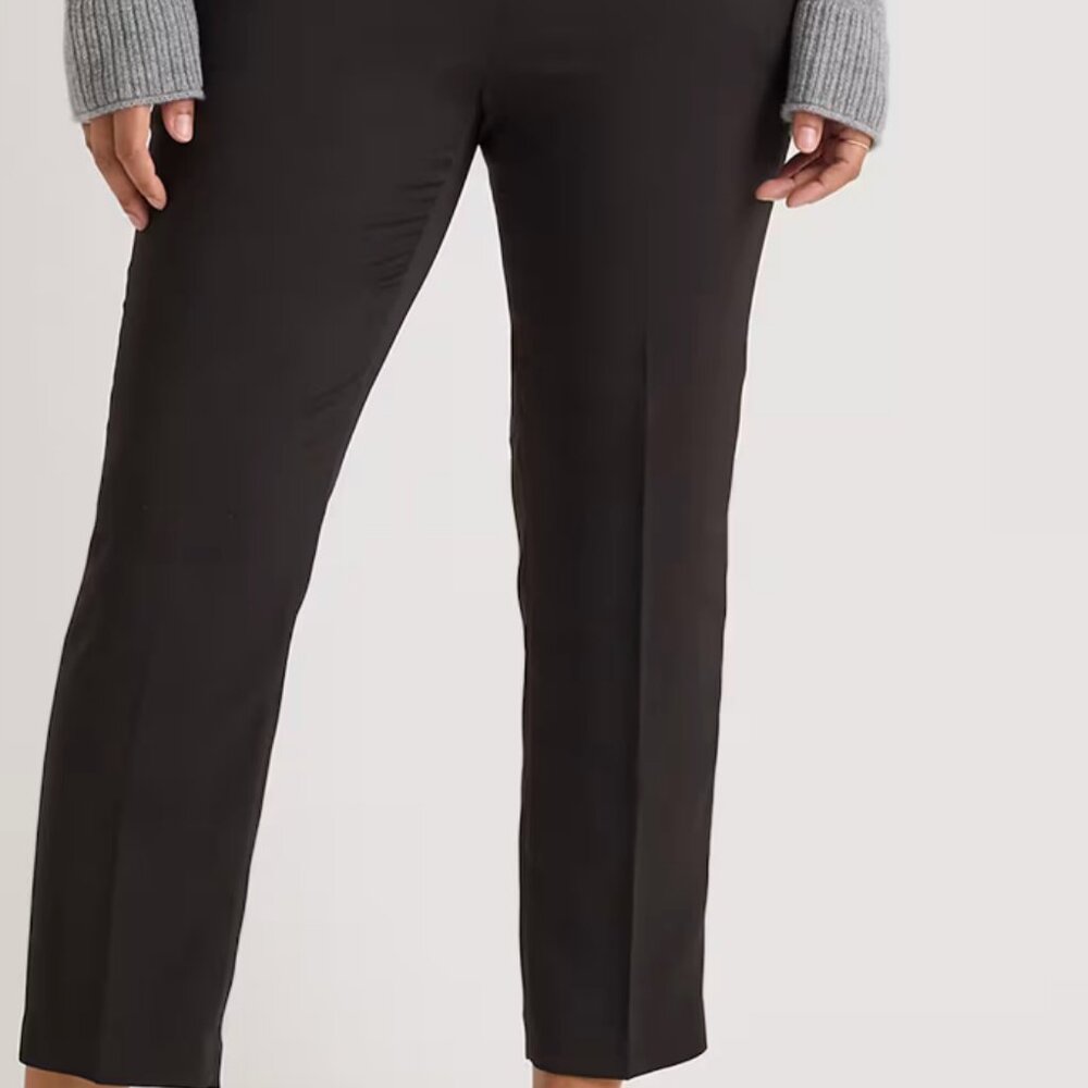Quince Stretch Crepe Ankle Pants